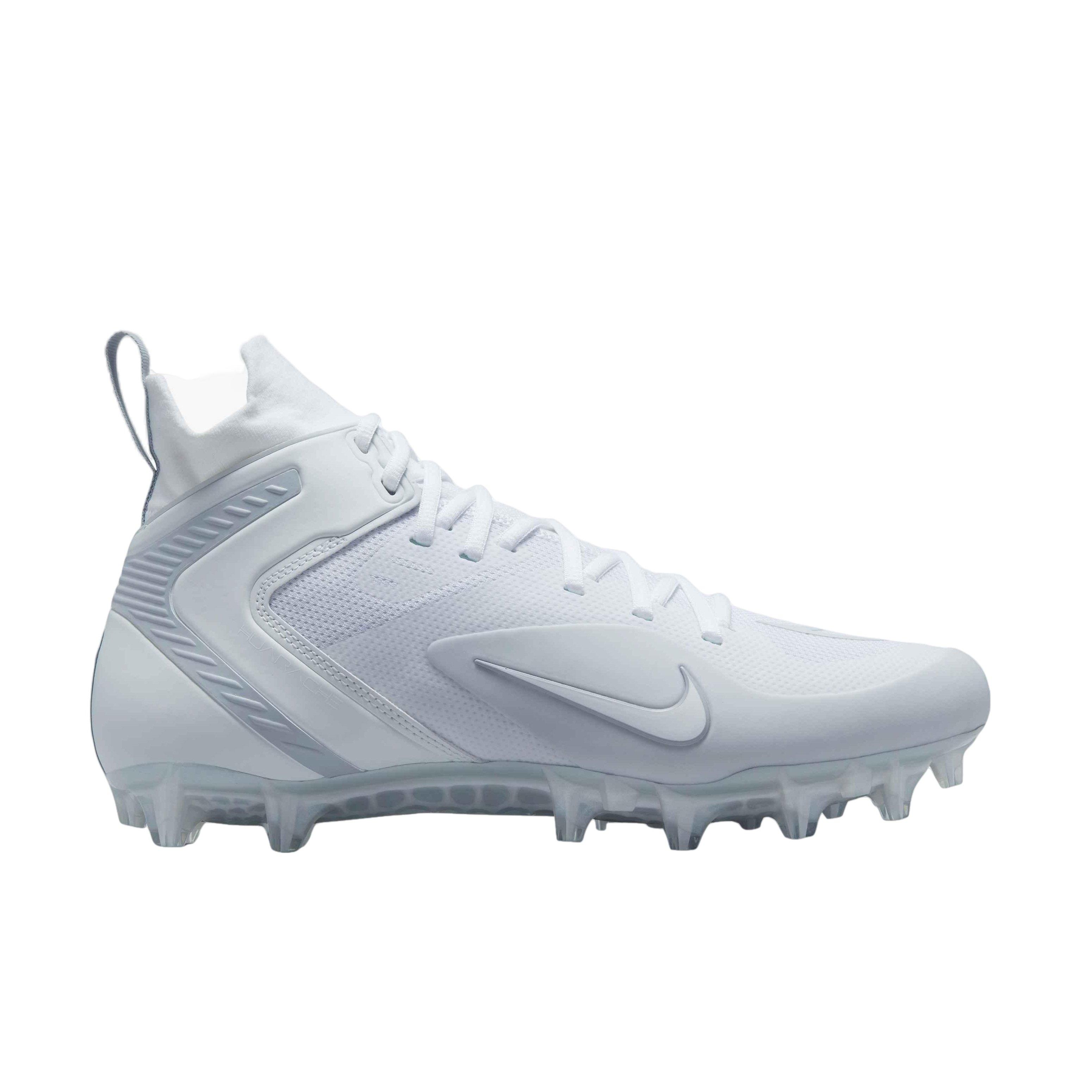 Nike huarache 5 men's outlet lacrosse cleats - navy/white